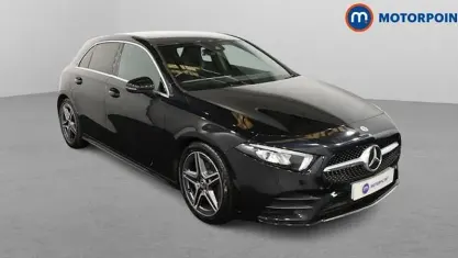 Used Mercedes A200 AMG line 163 HP (119 kW) 2021 Black Hatchback