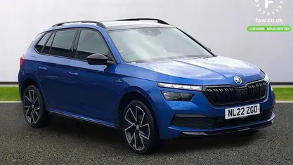 Begagnad Skoda Kamiq Monte Carlo 150 HK (110 kW) 2022 Blå SUV