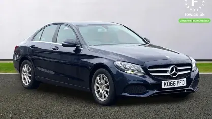 Used Mercedes C200 SE 184 HP (135 kW) 2017 Blue Sedan