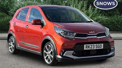 Used Kia Picanto X-Line 67 HP (49 kW) 2022 Pop orange Hatchback