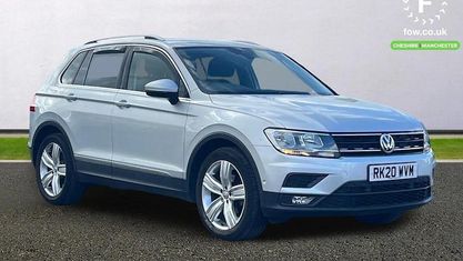 Używany VW Tiguan Match 150 KM (110 kW) 2020 Srebrny SUV