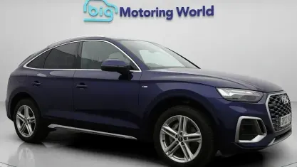 Used Audi Q5 Sportback S-Line 204 HP (150 kW) 2022 Blue SUV