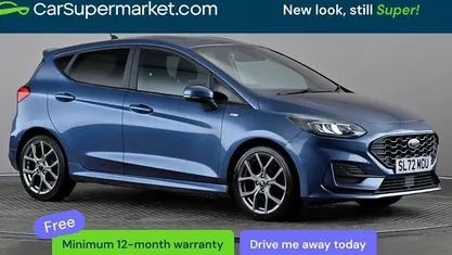 Usado Ford Fiesta ST-Line 101 HP (74 kW) 2022 Azul Citadino