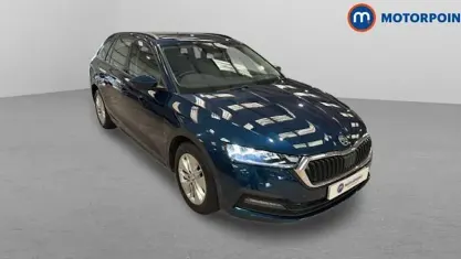 Used Skoda Octavia SE Technology 110 HP (80 kW) 2021 Blue Estate
