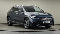 Denim blue metallic finish Used 2022 Mercedes GLA180 AMG line SUV | £26,450 (Fair price)