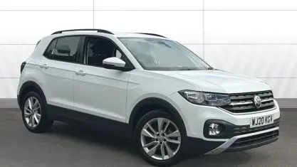 Used VW T-Cross SE 116 HP (85 kW) 2020 White SUV