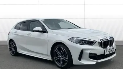 Used BMW 118 M Sport 136 HP (100 kW) 2021 White Hatchback