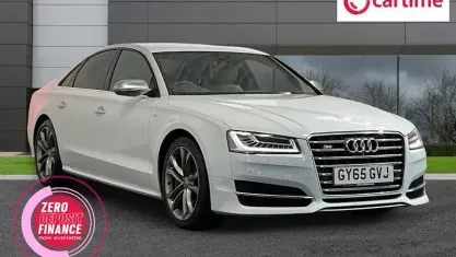 Used Audi S8 Advanced 521 HP (383 kW) 2015 White Sedan
