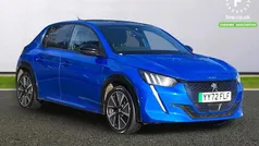 Blue Used 2022 Peugeot e-208 Premium Hatchback | £13,699 (Fair price)
