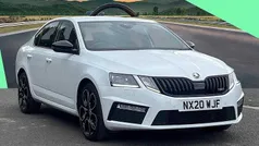 White Used 2020 Skoda Octavia vRS Hatchback | £20,409 (Fair price)