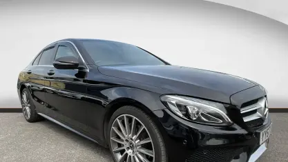 Used Mercedes C200 AMG Line Premium Plus 184 HP (135 kW) 2017 Black Sedan