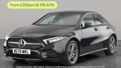 Black Used 2020 Mercedes A250 AMG line Sedan | £18,296 (Fair price)
