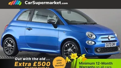 Used Fiat 500 Sport 70 HP (51 kW) 2020 Blue Hatchback