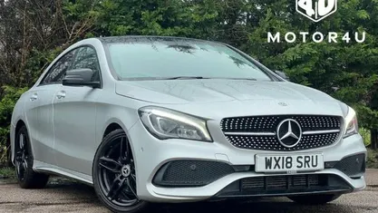 Used Mercedes CLA180 AMG line 122 HP (89 kW) 2017 Silver Sedan