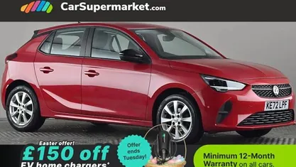 Used Vauxhall Corsa Design Edition 75 HP (55 kW) 2023 Red Hatchback