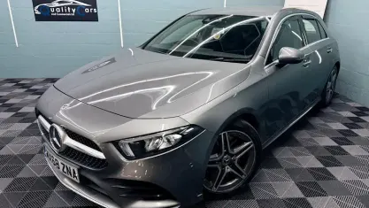 Used Mercedes A250 AMG line 224 HP (164 kW) 2018 Grey Hatchback