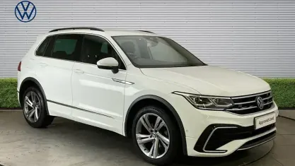 Used VW Tiguan R-line Edition 150 HP (110 kW) 2023 White SUV
