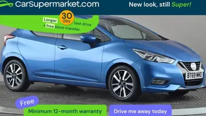 Używany Nissan Micra Tekna 101 KM (74 kW) 2019 Niebieski Hatchback