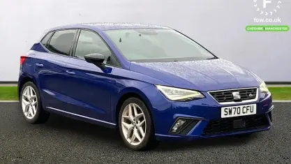 Usado Seat Ibiza FR 95 HP (69 kW) 2020 Azul Citadino