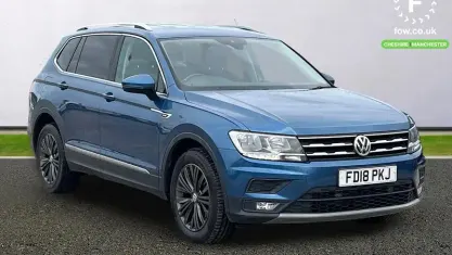 Usado VW Tiguan Allspace SE 150 HP (110 kW) 2018 Azul SUV