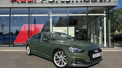 Used Audi A5 Sportback Sport 150 HP (110 kW) 2024 Green Hatchback