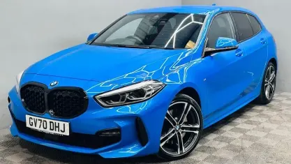 Used BMW 120 M Sport 190 HP (139 kW) 2020 Blue Hatchback