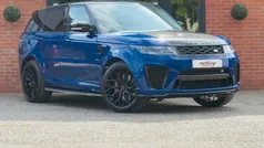 Blue Used 2018 Land Rover Range Rover Sport SVR SUV | £44,950 (Fair price)