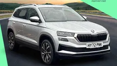 Brilliant silver metallic Used 2022 Skoda Karoq SE L SUV | £22,100 (Fair price)