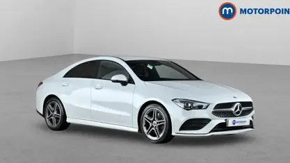 Used Mercedes CLA200 AMG line 163 HP (119 kW) 2021 White Coupe
