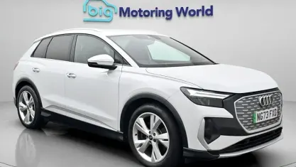 Used Audi Q4 e-tron S-Line 150 kW (204 HP) 2023 White SUV