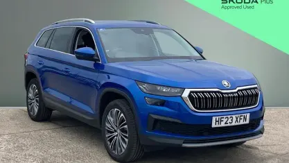 Used Skoda Kodiaq SE L Executive 150 HP (110 kW) 2023 Blue SUV