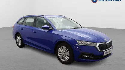 Used Skoda Octavia SE 110 HP (80 kW) 2022 Blue Estate