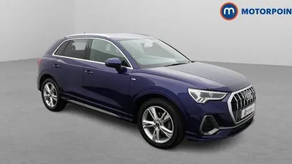 Used Audi Q3 S-Line 150 HP (110 kW) 2022 Blue SUV