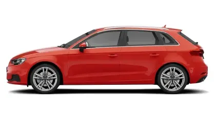 Used Audi A3 Sportback S-Line 150 HP (110 kW) 2017 Red Hatchback