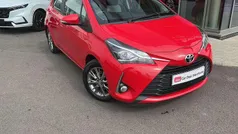 Red Used 2019 Toyota Yaris Hatchback | £8,598 (Fair price)