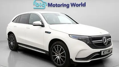 Used Mercedes EQC400 AMG line 300 kW (408 HP) 2022 White SUV