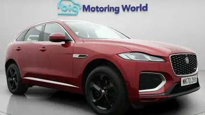 Used Jaguar F-Pace R-Dynamic 250 HP (183 kW) 2021 Red SUV