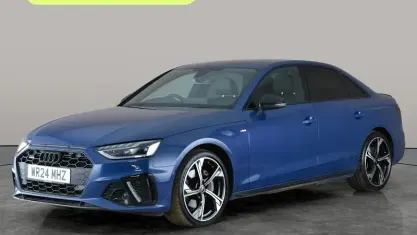 Used Audi A4 Black Edition 204 HP (150 kW) 2024 Blue Sedan