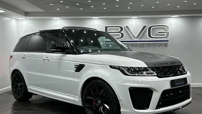 White Used 2019 Land Rover Range Rover Sport SVR SUV | £42,994 (Fair price)