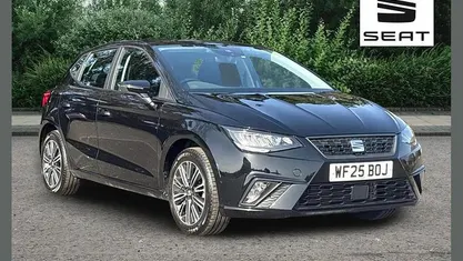 Used Seat Ibiza SE Technology 95 HP (69 kW) 2025 Black Hatchback