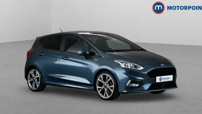 Begagnad Ford Fiesta ST-Line 101 HK (74 kW) 2019 Blå Halvkombi
