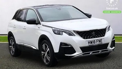 White Used 2018 Peugeot 3008 GT-line Estate | £13,599 (Fair price)