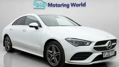 Used Mercedes CLA250e AMG line 259 HP (190 kW) 2022 White Sedan