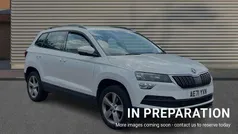 White Used 2021 Skoda Karoq SE SUV | £11,837 (Fair price)