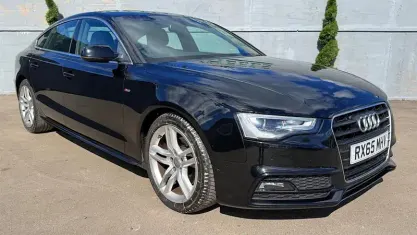 Used Audi A5 Sportback S-Line 190 HP (139 kW) 2015 Black Hatchback