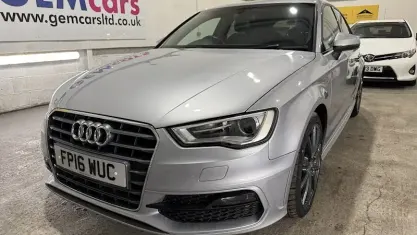 Used Audi A3 Sportback S-Line 184 HP (135 kW) 2016 Silver Hatchback