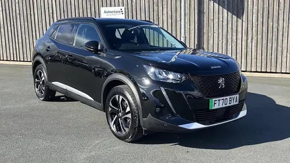 Used Peugeot e-2008 Allure 100 kW (136 HP) 2021 Black SUV