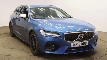 Used Volvo V90 R-Design 190 HP (139 kW) 2019 Blue Estate
