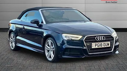 Used 2018 Audi A3 Cabriolet S-Line Cabriolet | £15,975 (Fair price)