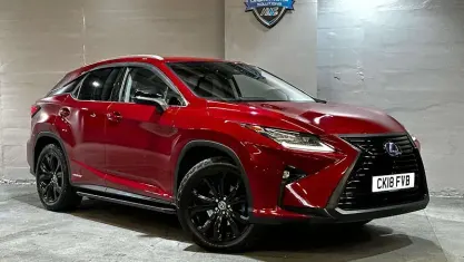 Usado Lexus RX450h Sport Line 313 CV (230 kW) 2018 Rojo SUV